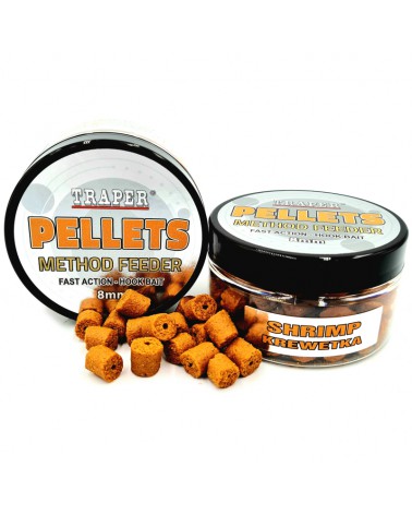 Method Feeder Traper Hook Pellets Krewetka 8mm 50g
