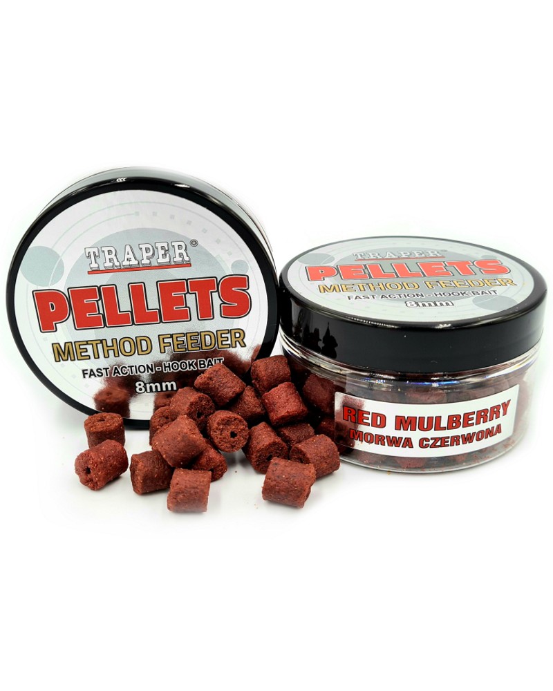 Method Feeder Traper Hook Pellets Morwa Czerwona 8mm 50g
