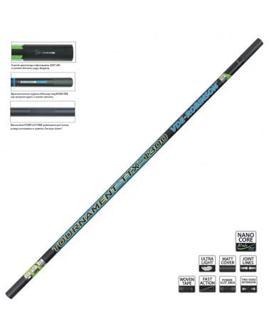 Tyczka Tournament TTX 1300 VDE- Robinson Pack 13m