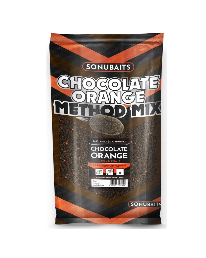 Zanęta Sonubaits Supercrush Chocolate Orange Method Mix 2kg
