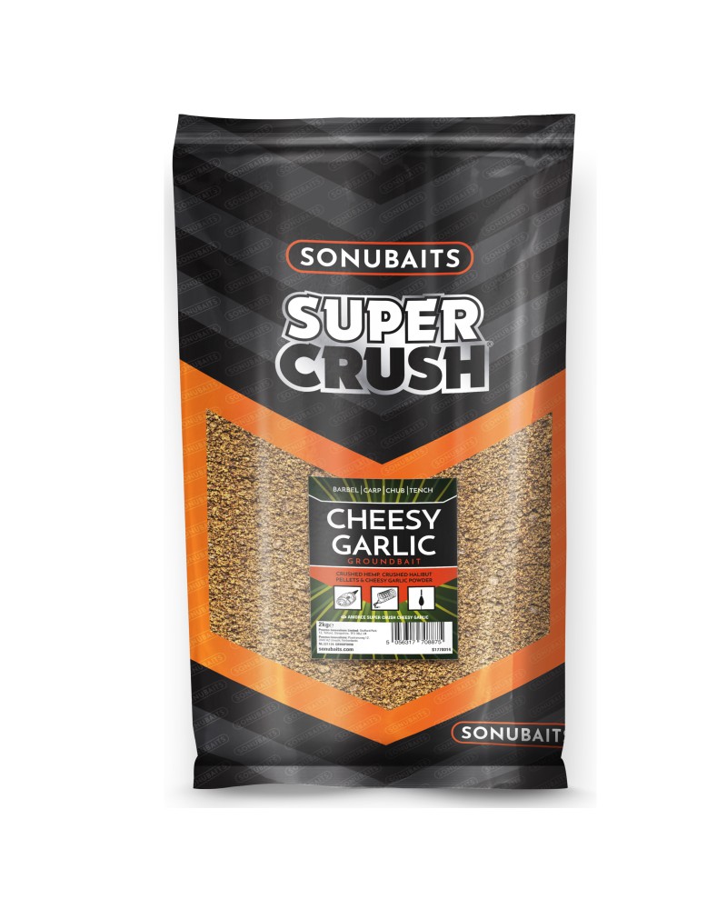 Zanęta Sonubaits Supercrush Cheesy Garlic Crush 2kg