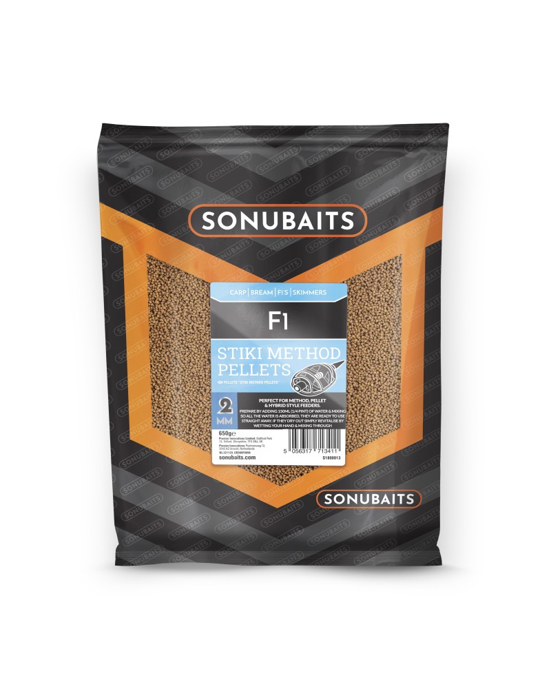 F1 Stiki Method Pellets Sonubaits 2mm 650g