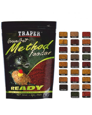 Zanęta Traper Method Feeder Ready Konopie 750g