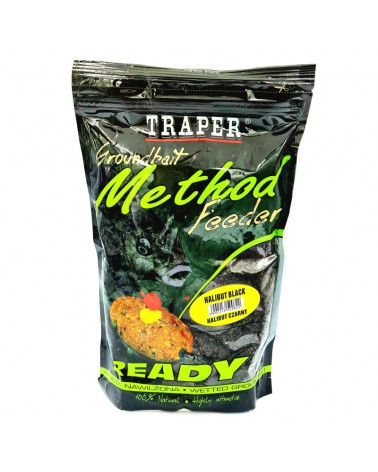 Zanęta Traper Method Feeder Ready Halibut Black 750g