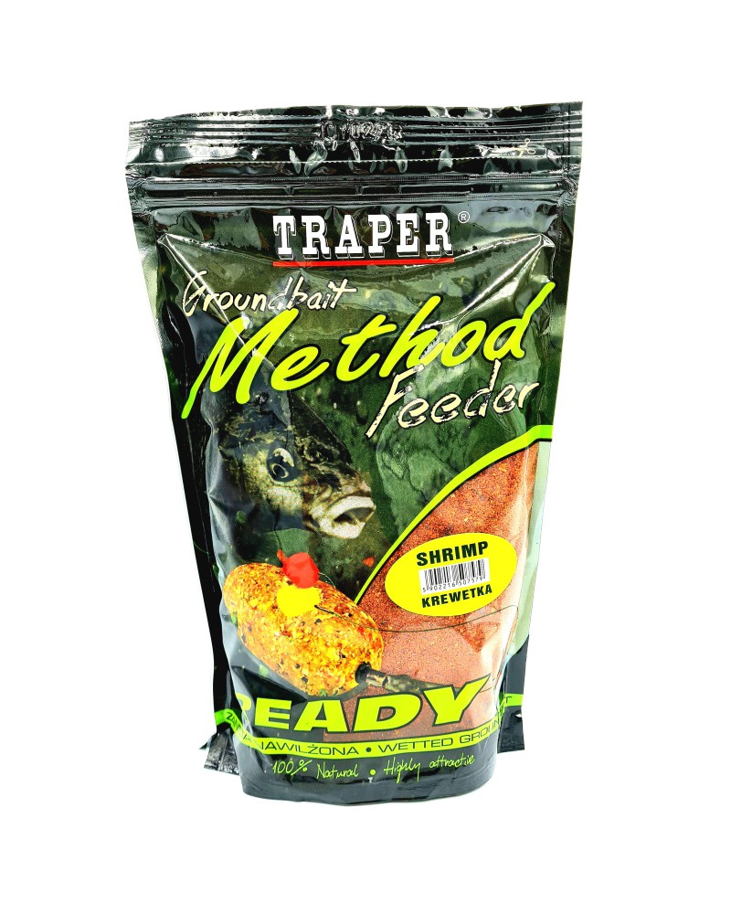 Zanęta Traper Method Feeder Ready Krewetka 750g