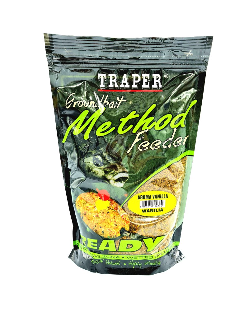 Zanęta Traper Method Feeder Ready Wanilia 750g