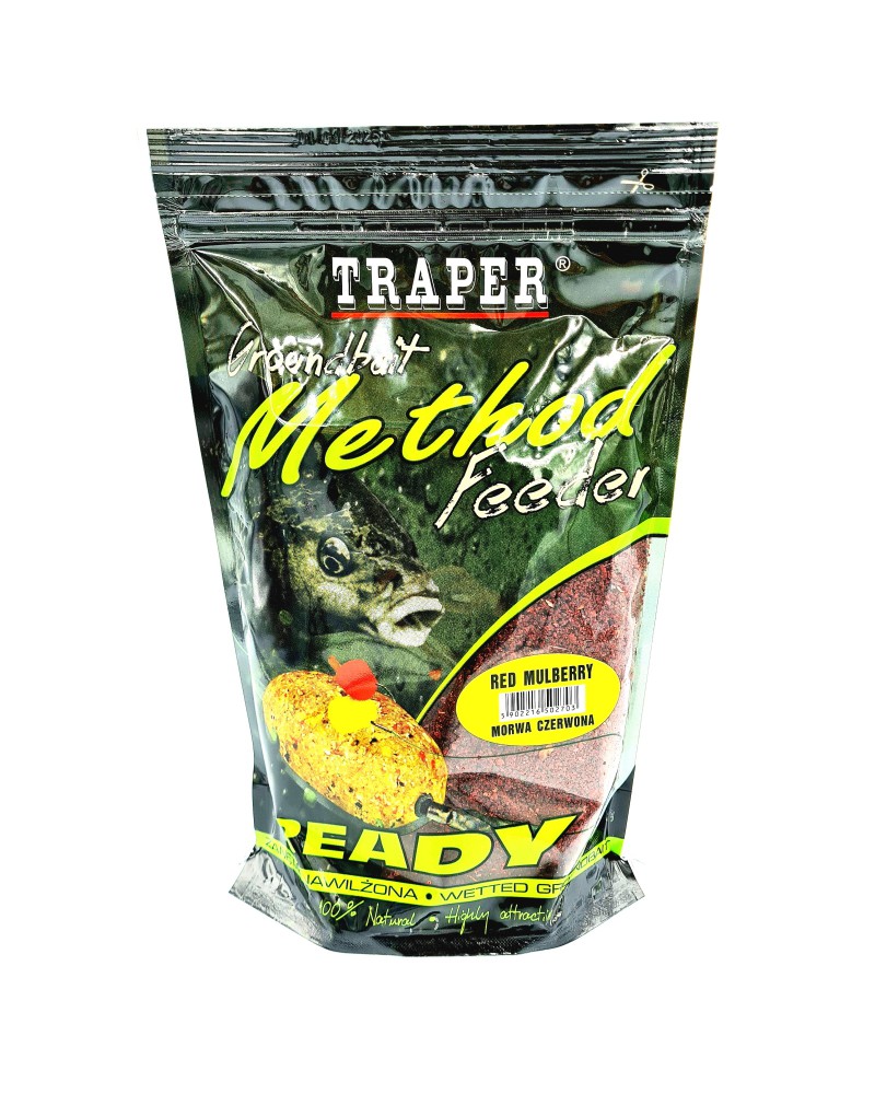 Zanęta Traper Method Feeder Ready Morwa Czerwona 750g