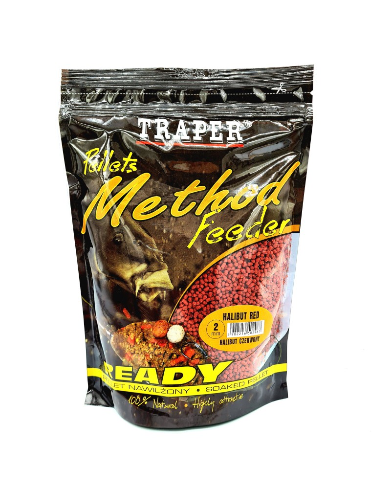 Method Feeder Pellet Traper Ready Halibut Red 2mm 500g