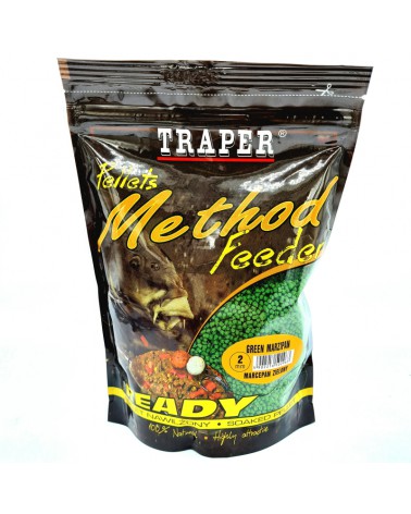 Method Feeder Pellet Traper Ready Marcepan Zielony 2mm 500g