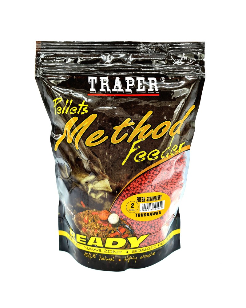 Method Feeder Pellet Traper Ready Truskawka 2mm 500g