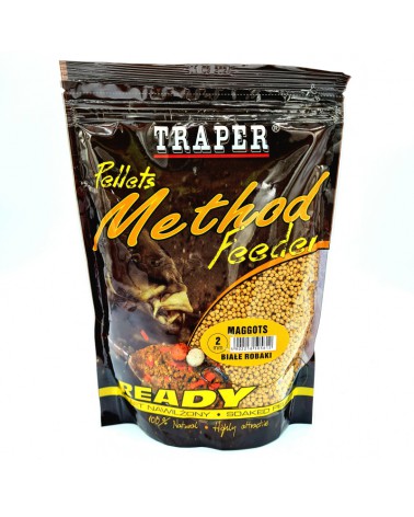 Method Feeder Pellet Traper Ready Białe Robaki 2mm 500g