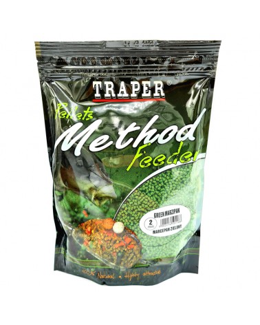 Method Feeder Pellet Traper Marcepan Zielony 2mm 500g