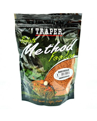 Method Feeder Pellet Traper Pomarańcza/Czekolada 2mm 500g