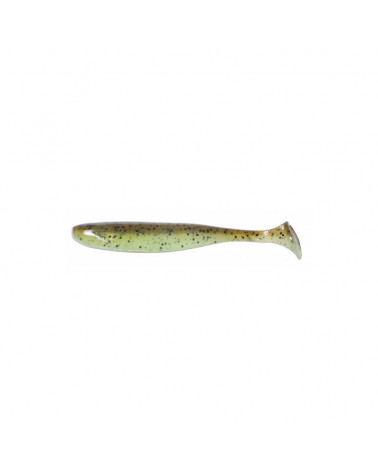 Guma Keitech Easy Shiner 4" Green Pumpkin/Chartreuse #401