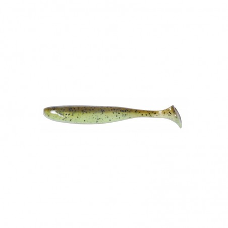 Guma Keitech Easy Shiner 4" Green Pumpkin/Chartreuse #401