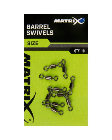 Krętlik Baryłkowy Matrix Barrel Swivels 16 10szt.