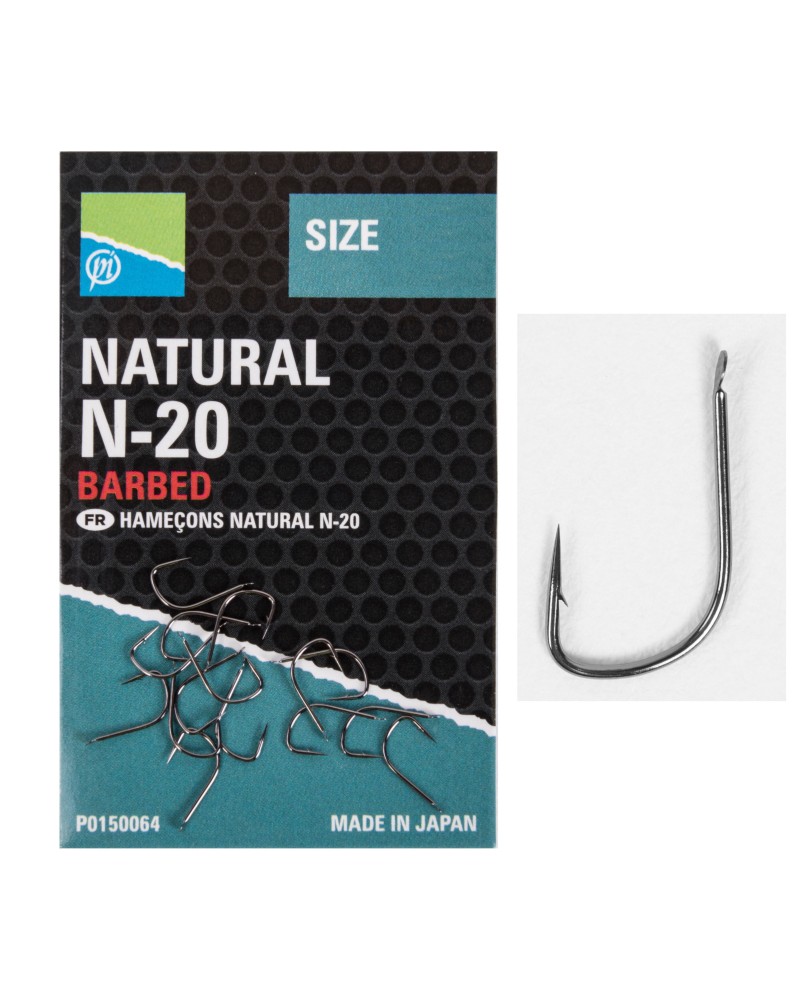 Haczyki Preston Natural Series N-20 roz. 10 10szt.