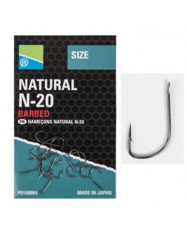 Haczyki Preston Natural Series N-20 roz. 16 10szt.