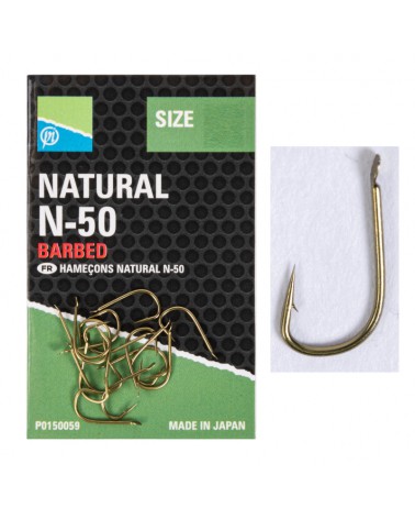 Haczyki Preston Natural Series N-50 roz. 10 10szt.