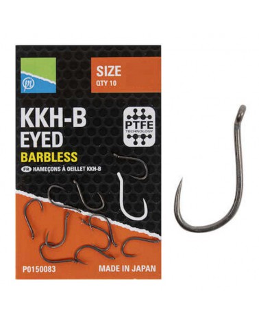 Haczyki Preston KKH-B Barbless Nr 10 10szt.