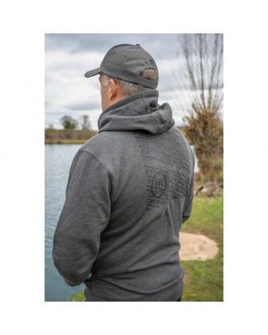 Bluza Z Kapturem Rozpinana Preston Grey Hoodie Medium