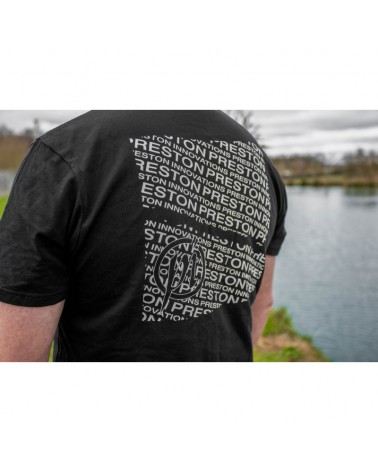 Koszulka Preston Black T-Shirt XXL