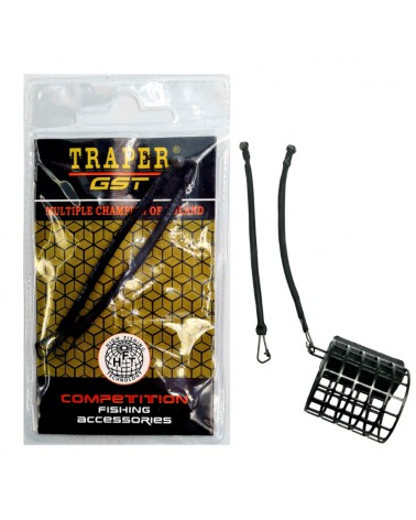 Łącznik Traper feeder link skrętka braided coated 5cm 2szt.
