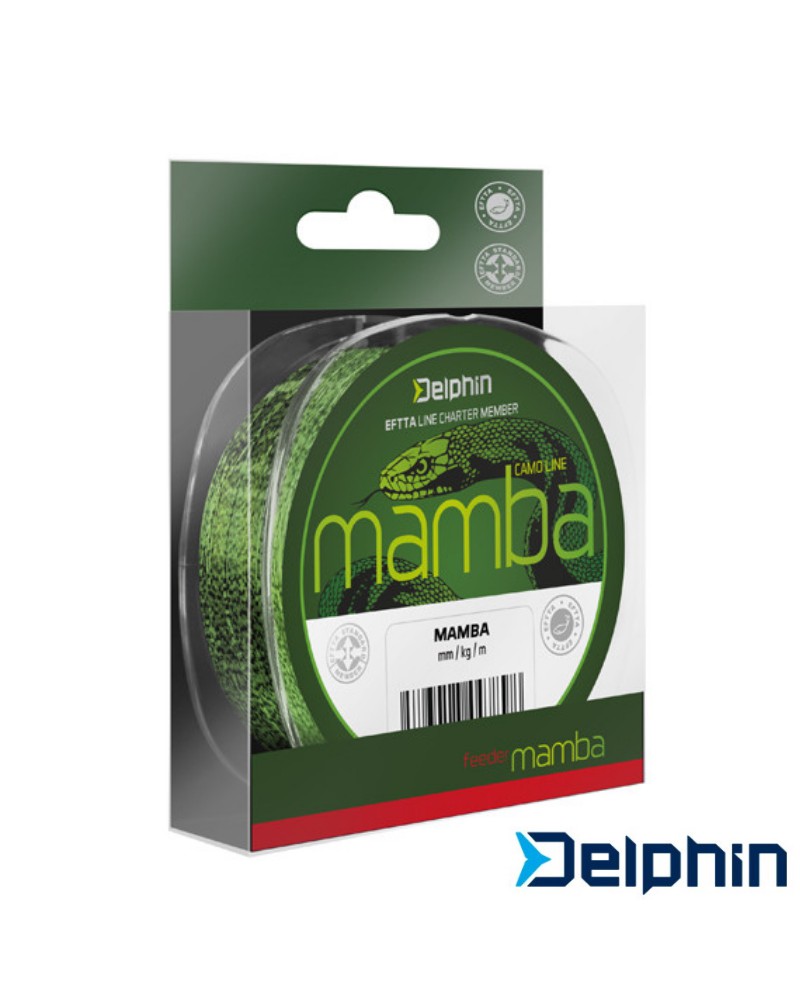 Żyłka Delphin Mamba Feeder 0.26mm 5.2kg 200m Kamuflaż