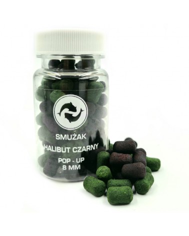 Dumbells Smużak Putton Flavors Halibut Czarny 8mm 60ml