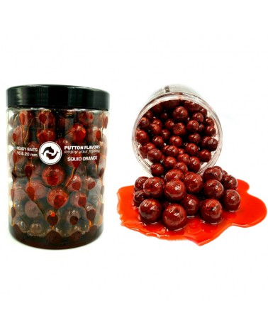Kulki Putton Flavors Ready Baits w zalewie XXXL Squid Orange 16&20mm 1000ml