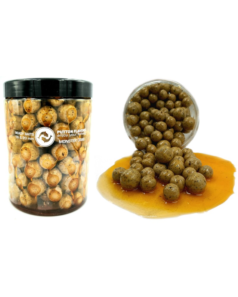 Kulki Putton Flavors Ready Baits w zalewie XXXL Monster Crab 16&20mm 1000ml