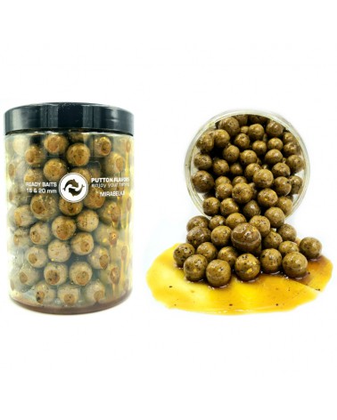Kulki Putton Flavors Ready Baits w zalewie XXXL Mirabelka 16&20mm 1000ml