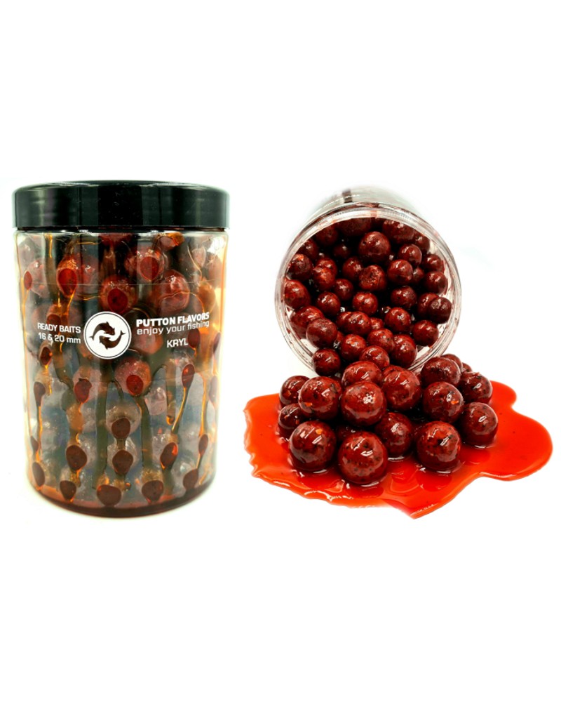 Kulki Putton Flavors Ready Baits w zalewie XXXL Kryl 16&20mm 1000ml