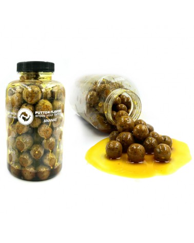 Kulki Putton Flavors Ready Baits w zalewie XXL Ananas 16&20mm 500ml