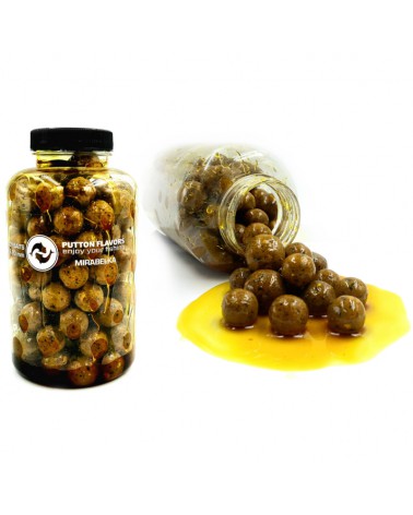 Kulki Putton Flavors Ready Baits w zalewie XXL Mirabelka 16&20mm 500ml