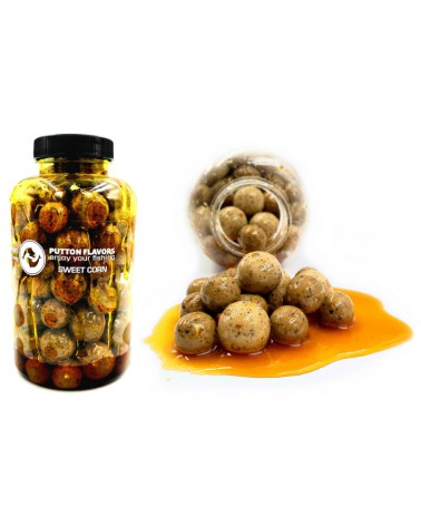 Kulki Putton Flavors Ready Baits w zalewie XXL Sweet Corn 16&20mm 500ml