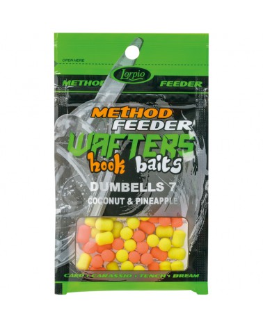 Przynęta Lorpio Hook Baits Wafters Dumbells 7mm Kokos I Ananas 15g