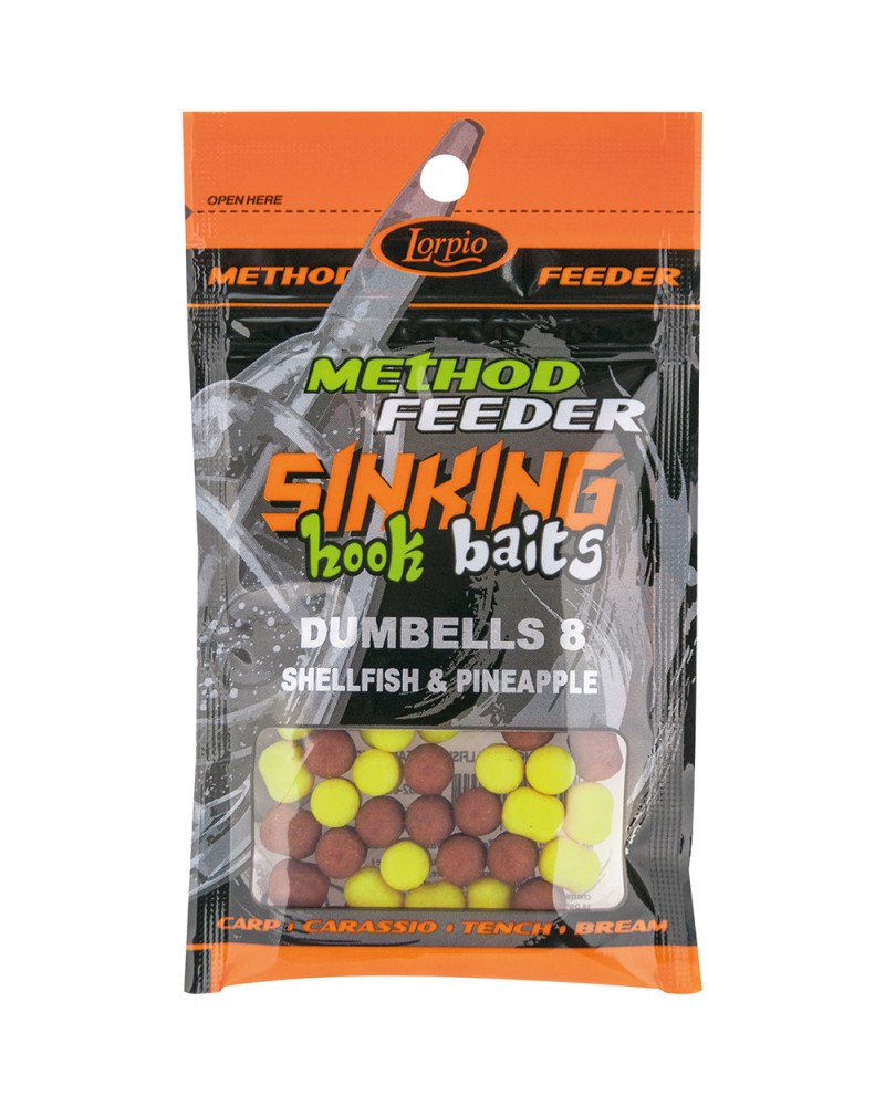 Przynęta Lorpio Hook Baits Sinking Dumbells 8mm Skorupiaki I Ananas 20g