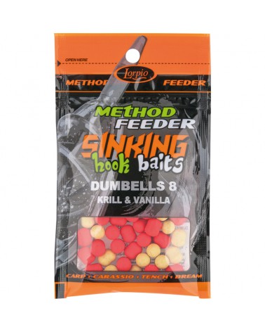 Przynęta Lorpio Hook Baits Sinking Dumbells 8mm Krill&Vanilla 20g
