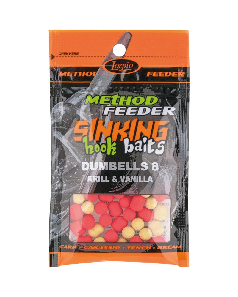Przynęta Lorpio Hook Baits Sinking Dumbells 8mm Krill&Vanilla 20g