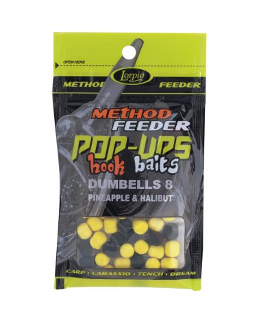 Przynęta Lorpio Hook Baits Pop-Ups Dumbells 8mm Ananas I Halibut 15g