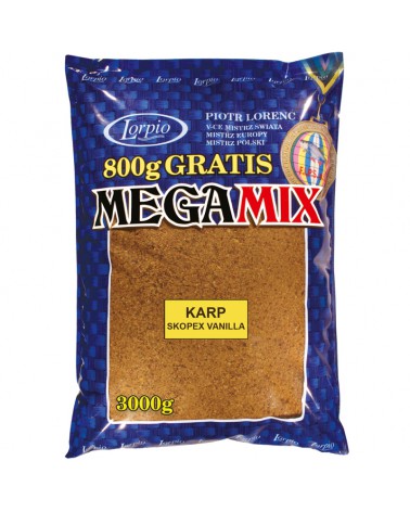 Zanęta Lorpio Mega Mix Karp Scopex-Vanilla 3kg