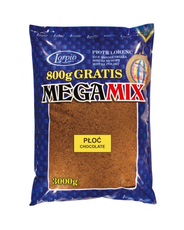 Zanęta Lorpio Mega Mix Płoć Chocolate 3kg