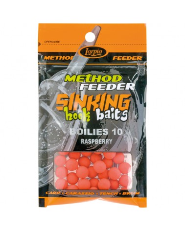 Przynęta Lorpio Hook Baits Sinking Boilies 10 Malina 20g