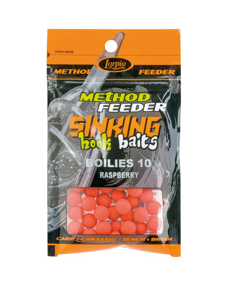 Przynęta Lorpio Hook Baits Sinking Boilies 10 Malina 20g