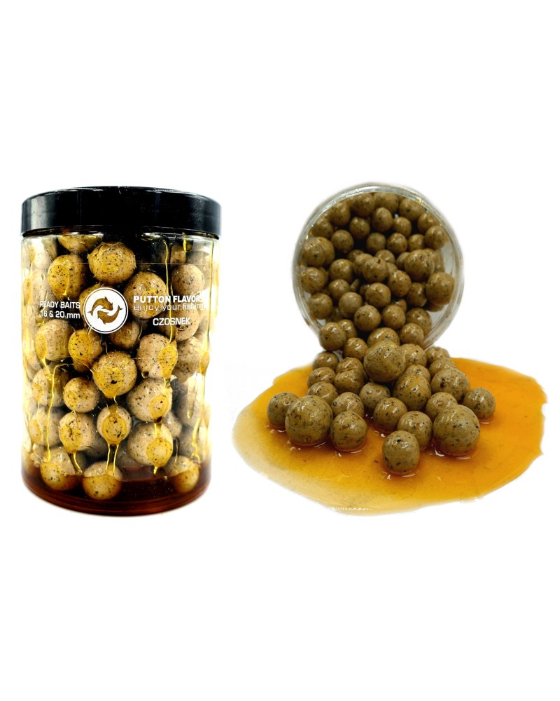 Kulki Putton Flavors Ready Baits w zalewie XXXL Czosnek 16&20mm 1000ml