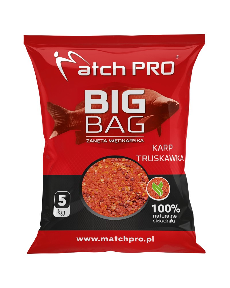 Zanęta MatchPro Big Bag Feeder Karp Truskawka 5kg