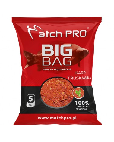 Zanęta MatchPro Big Bag Feeder Karp Truskawka 5kg
