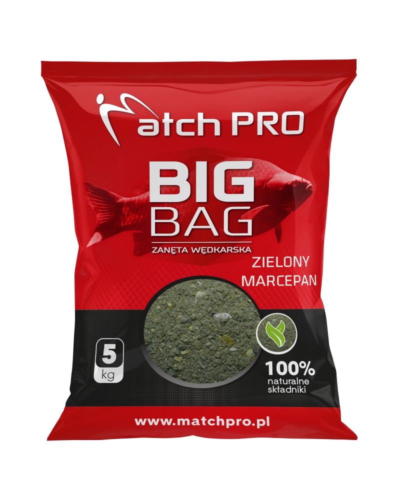 Zanęta MatchPro Big Bag Zielony Marcepan 5kg