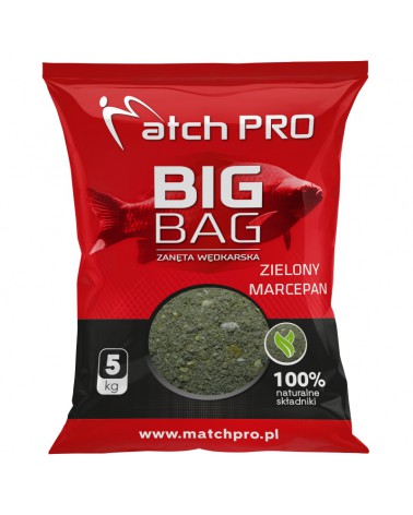 Zanęta MatchPro Big Bag Zielony Marcepan 5kg
